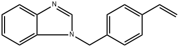 1-[(4-Ethenylphenyl)methyl]-1H-benzimidazole Struktur