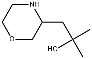 3-Morpholineethanol, α,α-dimethyl- Struktur