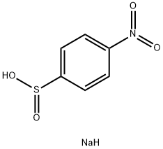 sodium 4-nitrobenzene-1-sulfinate Struktur