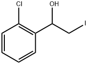 Benzenemethanol, 2-chloro-α-(iodomethyl)- Struktur