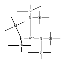 TRIS(N,N-BIS(TRIMETHYLSILYL)AMIDE)VANAD& Struktur