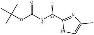 (R)-[1-(5-Methyl-1h-imidazol-2-yl)-ethyl]-carbamic?acid?tert-butyl?ester Struktur