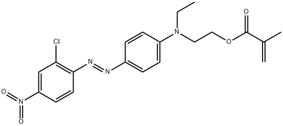 POLY(DISPERSE RED 13 METHACRYLATE) Struktur