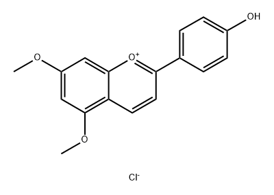 DIMETHOXYAPIGENINIDIN, 5,7-(SH) Struktur