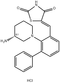 AZD1208 hydrochloride Struktur