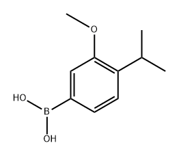 4-Isopropyl-3-methoxyphenylboronic acid Struktur