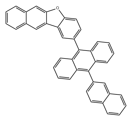 2-(10-(2-naphthyl) anthracene)-Benzonaphtho [2,3] Furan Struktur