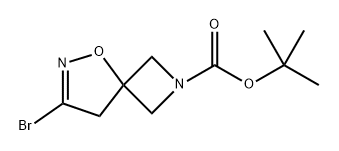 tert-butyl 7-bromo-5-oxa-2,6-diazaspiro[3.4]oct-6-ene-2-carb oxylate Struktur