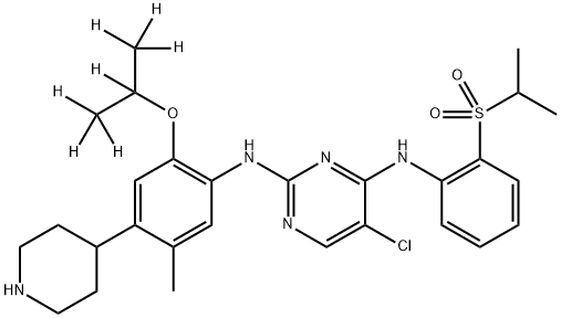 Ceritinib D7 Struktur