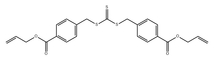 Bis[4-(Allyloxycarbonyl)Benzyl  Trithiocarbonate Struktur