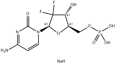 Gemcitabine monophosphate Struktur