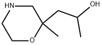 2-Morpholineethanol, α,2-dimethyl- Struktur