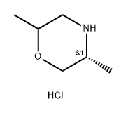 Morpholine, 2,5-dimethyl-, hydrochloride, (5R)- Struktur