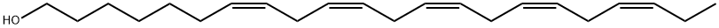 7(Z),10(Z),13(Z),16(Z),19(Z)-Docosapentaenol Struktur