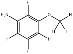 1-Amino-3-(methoxybenzene-d7) Struktur