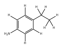 1-AMINO-4-(ETHYLBENZENE-D9) Struktur