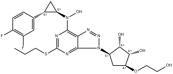 Ticagrelor DP4 Struktur