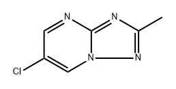 6-chloro-2-methyl-[1,2,4]triazolo[1,5-a]pyrimidine Struktur