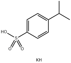 Benzenesulfonic acid, 4-(1-methylethyl)-, potassium salt (1:1) Struktur