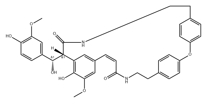 Lyciumamide B Struktur