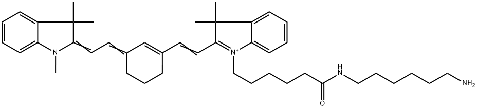 Cyanine7 amine Struktur