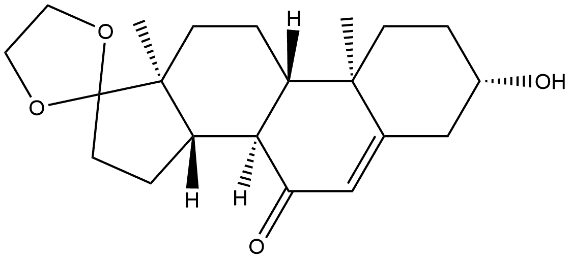 Androst-5-ene-7,17-dione, 3-hydroxy-, cyclic 17-(1,2-ethanediyl acetal), (3β)-