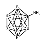 1-Amine-1-carba-closo-dodecaborane(11) Struktur