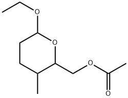 2H-Pyran-2-methanol,6-ethoxytetrahydro-3-methyl-,acetate,[2S-(2alpha,3bta,6alpha)]-(9CI) Struktur