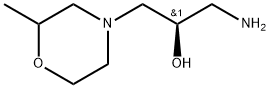 4-Morpholineethanol, α-(aminomethyl)-2-methyl-, (αR)- Struktur