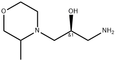 4-Morpholineethanol, α-(aminomethyl)-3-methyl-, (αS)- Struktur