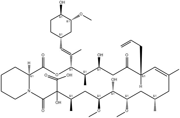 Tacrolimus Hydroxy Acid Impurity Struktur