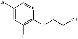 2-[(5-Bromo-3-fluoro-2-pyridinyl)oxy]ethanol Struktur