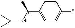 (S)-N-(1-(4-fluorophenyl)ethyl)cyclopropanamine Struktur