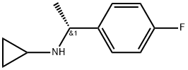 (R)-N-(1-(4-fluorophenyl)ethyl)cyclopropanamine Struktur