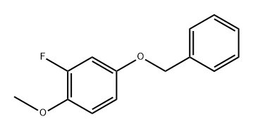 4-(Benzyloxy)-2-fluoro-1-methoxybenzene Struktur