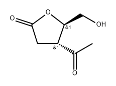 erythro-Pentonic acid, 3-acetyl-2,3-dideoxy-, gamma-lactone (9CI) Struktur