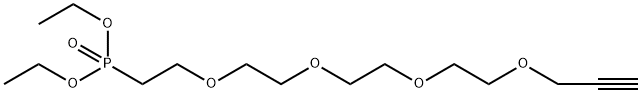 Propargyl-PEG4-Phosphonic Ester Struktur