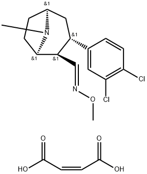 Brasofensine maleate Struktur