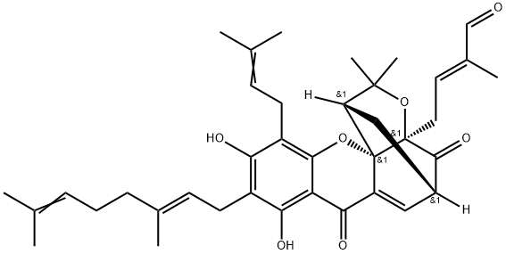 Isogambogenin Struktur