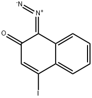 2(1H)-Naphthalenone, 1-diazo-4-iodo- Struktur