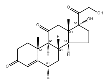 Metllylpredllisolone Impurity Struktur