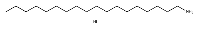 Octadecanammonium iodide Struktur