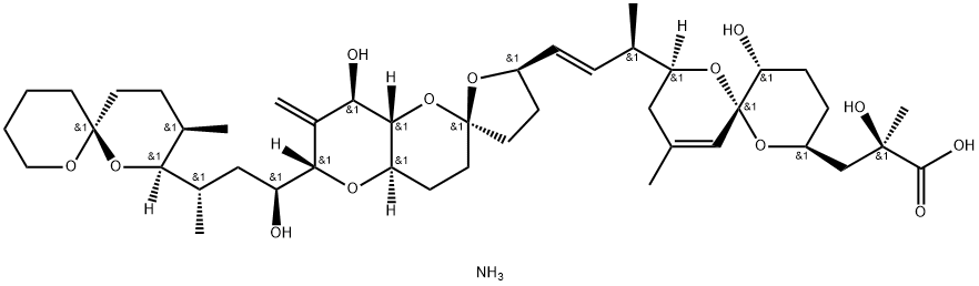 OKADAIC ACID AMMONIUM SALT, 98 Struktur