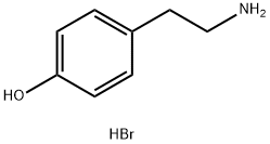 Phenol, 4-(2-aminoethyl)-, hydrobromide (1:1) Struktur