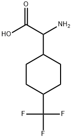 Cyclohexaneacetic acid, α-amino-4-(trifluoromethyl)- Struktur