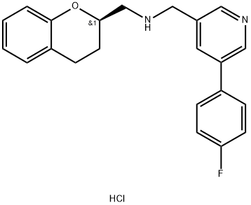 Sarizotan 2 HCl salt Struktur