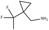 C-[1-(1,1-Difluoro-ethyl)-cyclopropyl]-methylamine Struktur