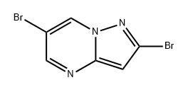 2,6-dibromopyrazolo[1,5-a]pyrimidine Struktur