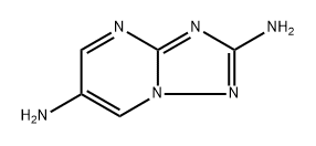 1,2,4]triazolo[1,5-a]pyrimidine-2,6-diamine Struktur