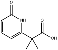 2-Methyl-2-(6-oxo-1,6-dihydropyridin-2-yl)propanoic acid Struktur